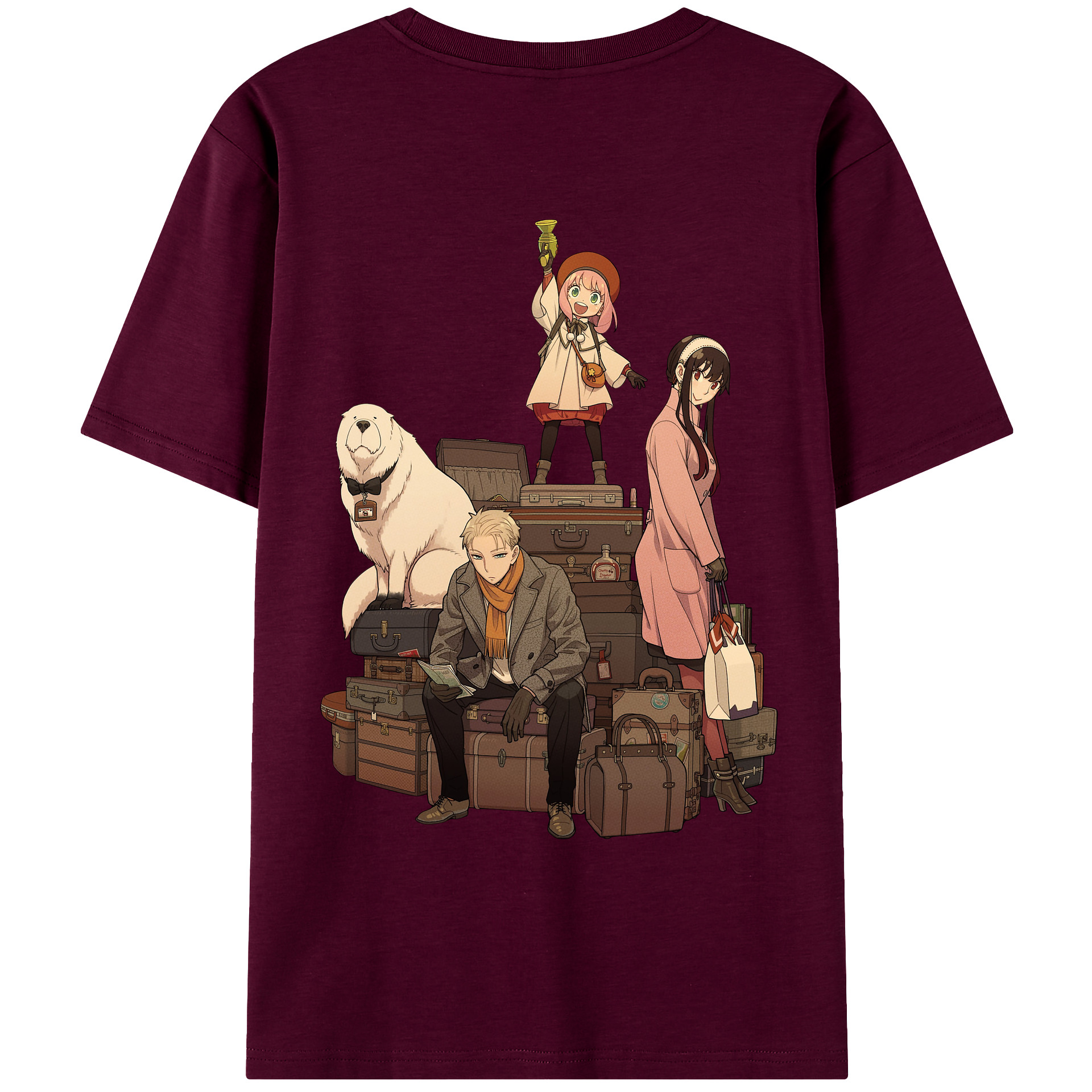 （画像用） SPY×FAMILY间谍家家酒 レディース半袖Tシャツ(バックプリント)